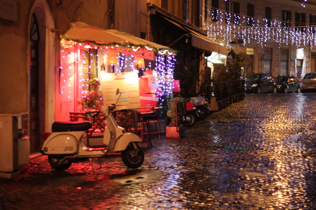 trastevere christmas lights