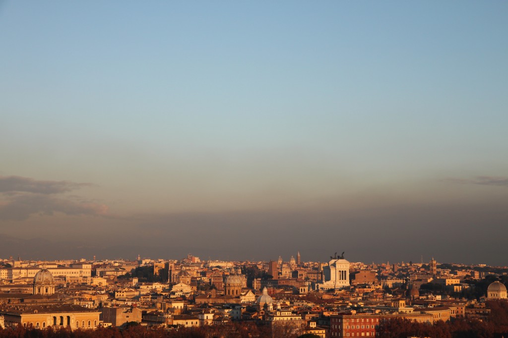 sunset rome